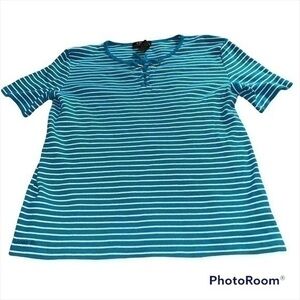 Ralph Lauren blue dress striped shirt